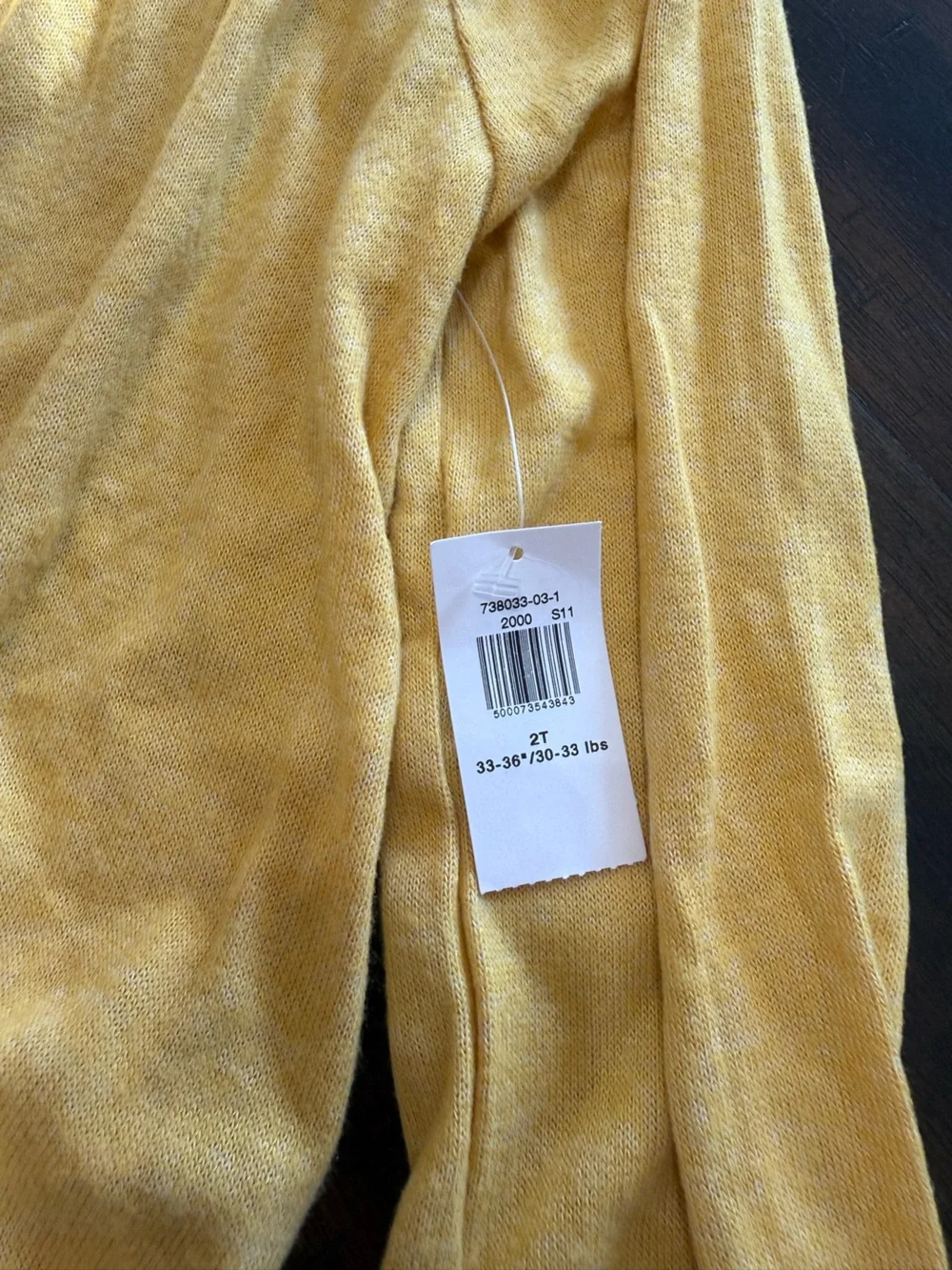 Old Navy Girls' Yellow Long-Sleeve Top